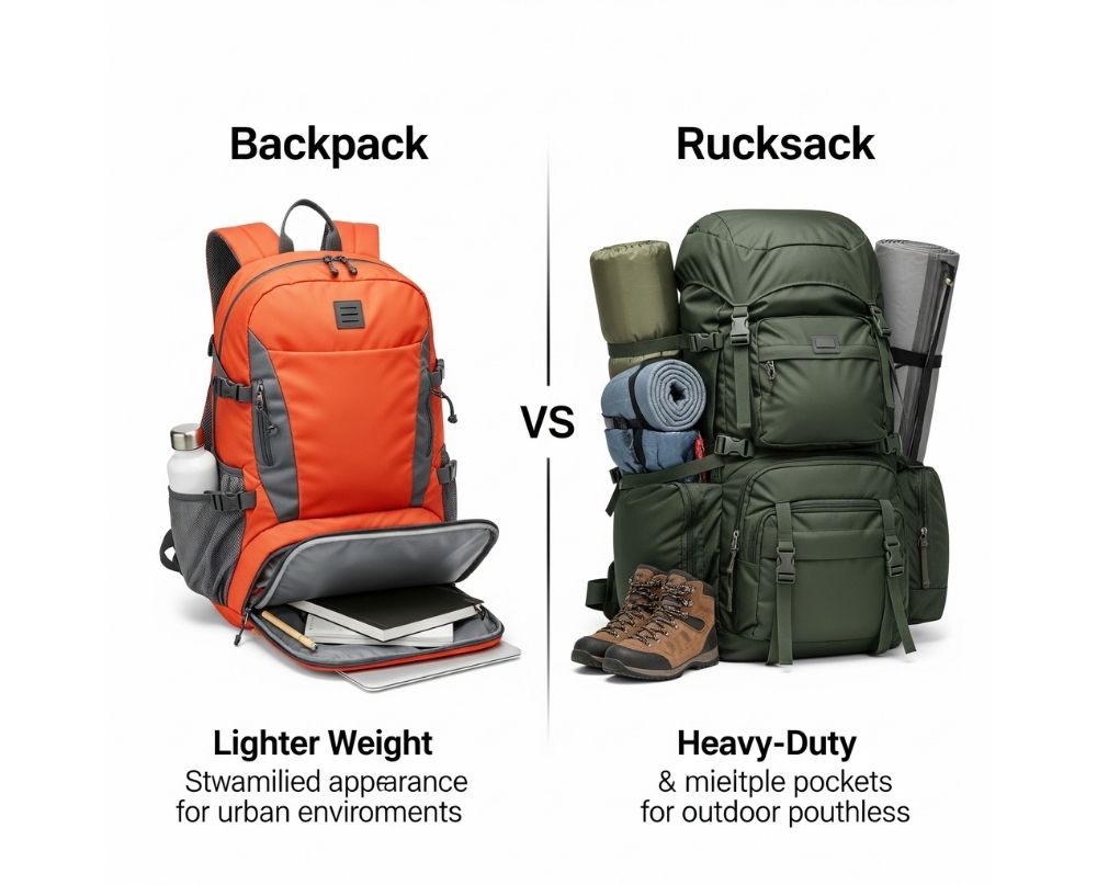 Backpack vs rucksack